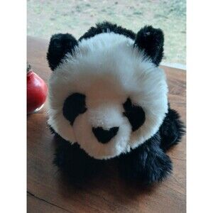 Douglas Wasabi Panda Bear Plush Toy Stuffed Animal 15” Black White Kids